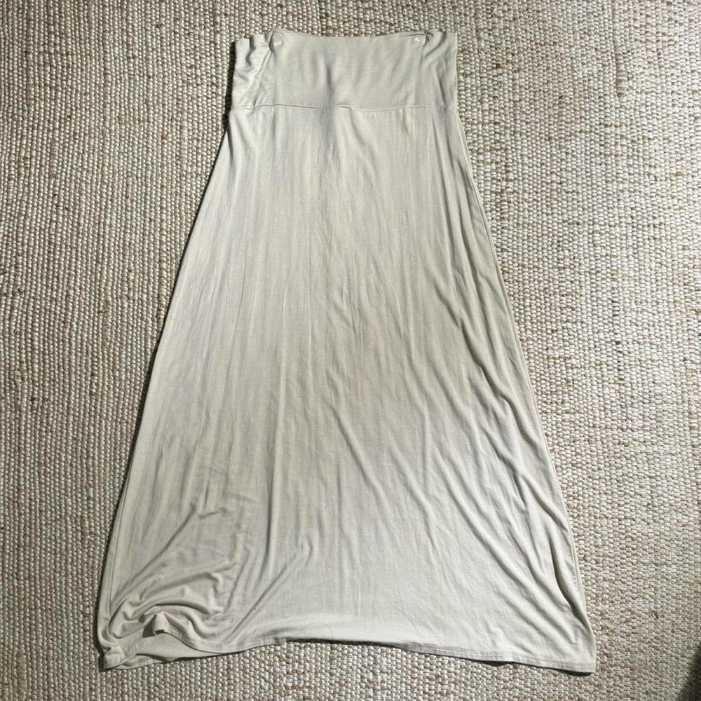 Cream Maxi Skirt